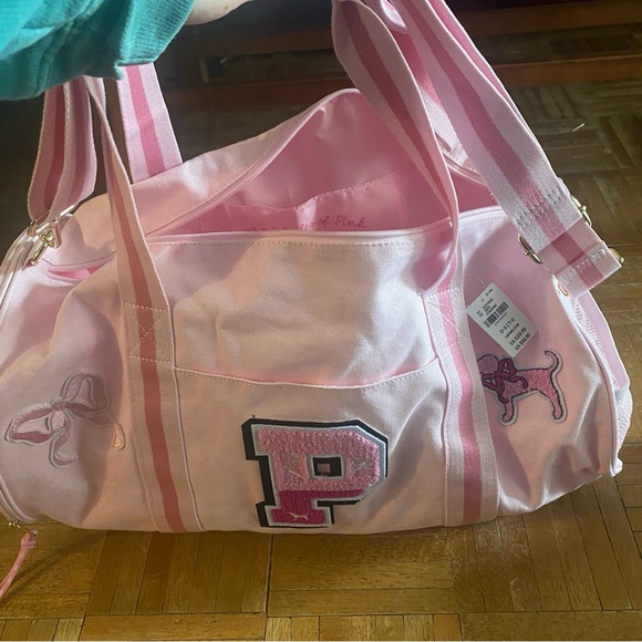 Pink x Love Shack Fancy Weekender Bag - Picture 4 of 6
